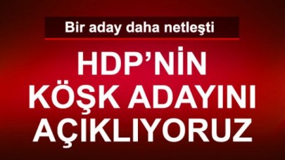 HDP'nin Adayı Selahattin Demirtaş