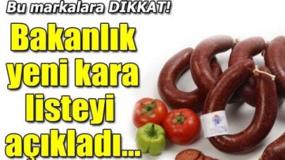 Bakanlık'tan yeni liste