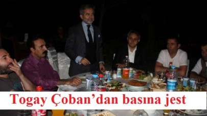 Togay Çoban’dan basına jest