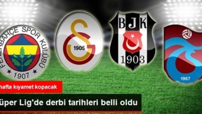 2014-2015 Sezonu Derbi Tarihleri Belli Oldu