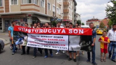 Mahalleliden Uyuşturucu Protestosu