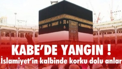 Kabe'de yangın: 14 yaralı