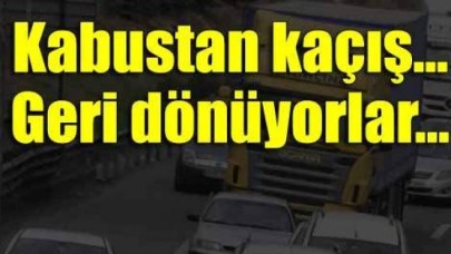 Bayram trafiği yine kabusa döndü