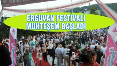 ERGUVAN FESTİVALİ MUHTEŞEM BAŞLADI