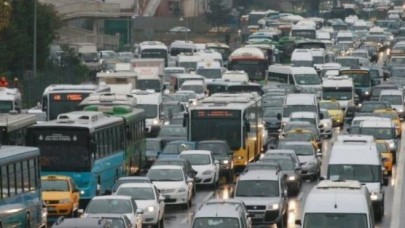 İstanbul'da yağmur trafiği