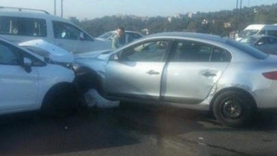 FSM'de İstanbul trafiğini felç eden kaza