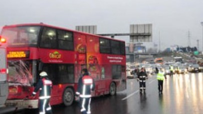 Belediye otobüsünde can pazarı