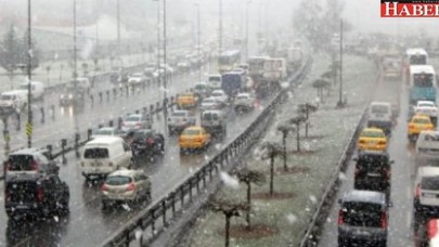 İstanbulda kar yağışı başladı, İBB alarm durumunda