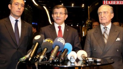 Davutoğlu  Koç Ailesine taziye ziyaretinde bulundu