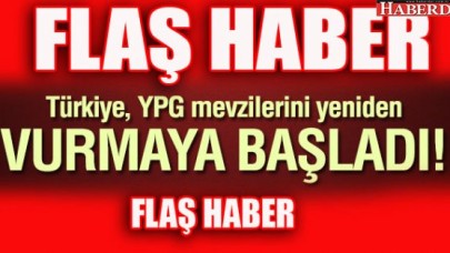 Türkiye, YPG mevzilerini yeniden vurmaya başladı