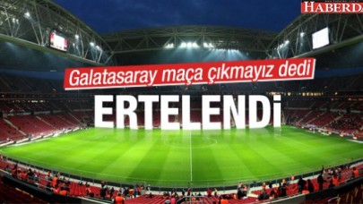 Galatasaray-Fenerbahçe derbisi ertelendi