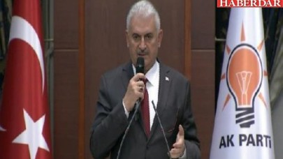 Başbakan Binali Yıldırım, &quot;Terör örgütü silahları bırakabiliriz, konuşalım diyor.