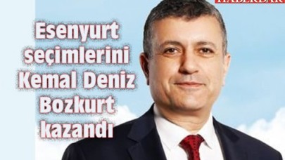 Esenyurt seçimlerini Kemal Deniz Bozkurt kazandı