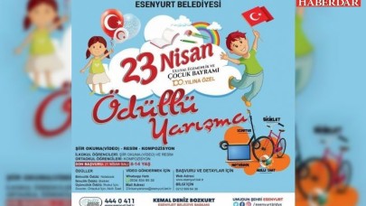 Esenyurt’ta 23 Nisan coşkusu resim, kompozisyon ve şiirlerle yaşanacak