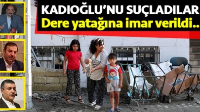 Esenyurtta dere yatağına imar verildi! Necmi Kadıoğlunu suçladılar