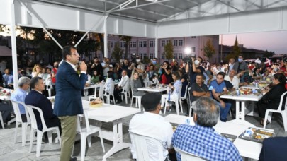 İMAMOĞLU VE BOZKURT,  ERENLER CEMEVİ’NDE MUHARREM LOKMASINA ORTAK OLDU