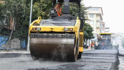 Esenyurt asfaltlanıyor