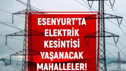 Esenyurt elektrik kesintisi!