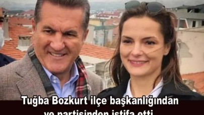 Tuğba Bozkurt ilçe başkanlığından ve partisinden istifa etti.