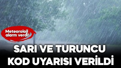 Meteoroloji'den bugün için kritik uyarı! 25 ile sarı ve turuncu kod uyarısı verildi