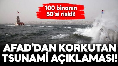 AFAD'dan Marmara'ya korkutan tsunami uyarısı!